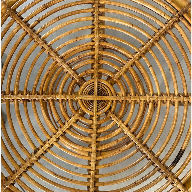 Rattan and Bamboo Living Room Set, Set of 5 For Sale - Image 11 of 18