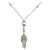 2010s Diamond South Sea Pearl Drop Necklace 14k White Gold Certified For Sale - Image 5 of 8