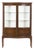 Vintage Display Cabinet in Glass and Mahogany For Sale