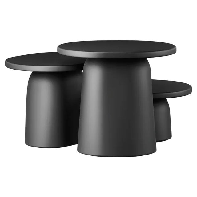 Fifih Side Tables by HOMMÉS Studio, 2010s, Set of 3 For Sale