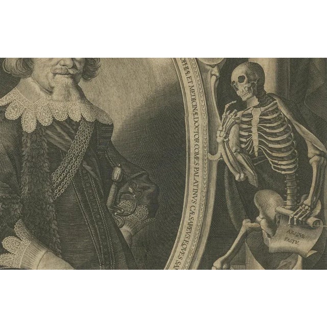 Kilian, Portrait of Johannes Henisius, Augsburg, 1638, Print For Sale - Image 4 of 10