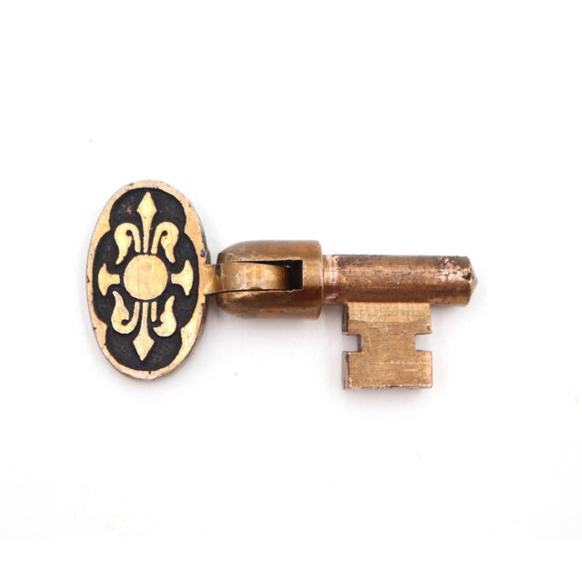 Pair of Antique Aesthetic Russell & Erwin Brass Pocket Door Locks For Sale - Image 12 of 12