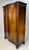Antique George III Style Flame Mahogany Serpentine Wardrobe For Sale - Image 4 of 13