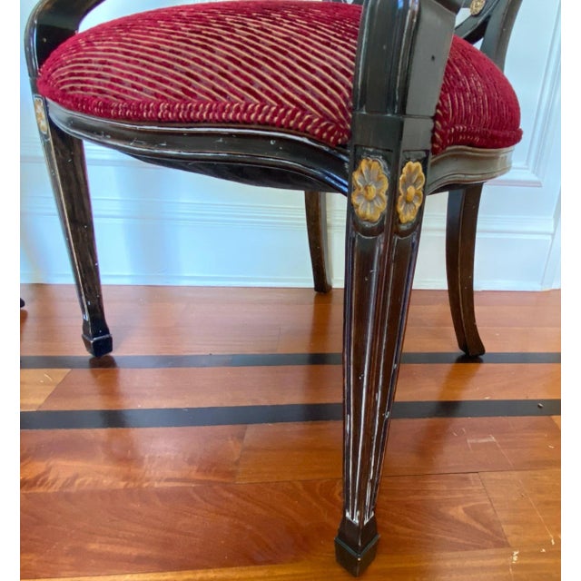Late 20th Century Vintage Spider-Back Arm Chairs - A Pair For Sale - Image 9 of 12