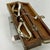 Metal Early 20th Century Small Narrow Dome Top Brass Silver Jewelry Box For Sale - Image 7 of 12