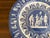 Blue Vintage Mottahedeh Greek Revival Blue and White Neoclassical Plate For Sale - Image 8 of 11