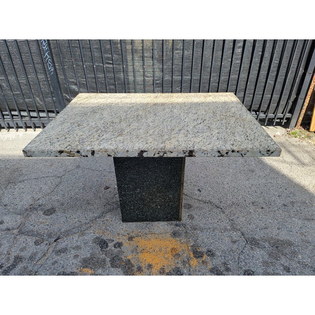 1980s Vintage Granite Dining Table. For Sale - Image 5 of 18