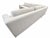Light Gray Rh Modena Track Arm Left-Arm Bench-Cushion L-Sectional – Perennials Performance Textured Linen Weave in Mist For Sale - Image 8 of 18
