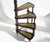 Victorian Wooden Library Stairs in Green Leather, 1940s For Sale - Image 4 of 11