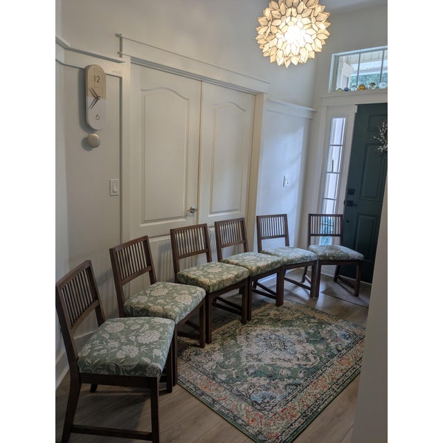 Mid-Century Modern Mid-Century Modern Walnut Dining Chairs For Sale - Image 3 of 9
