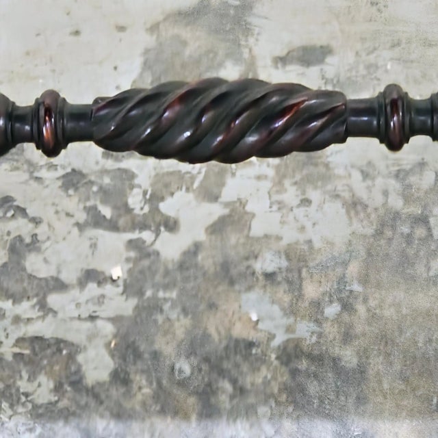 Carved Gothic Merklen Brothers Library Desk For Sale - Image 11 of 13