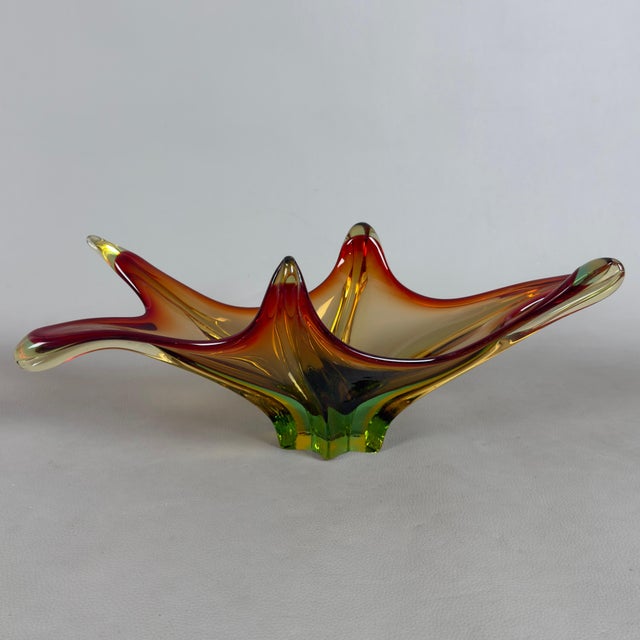Modern Polychrome Sommerso Murano Glass Centerpiece, 1970s For Sale - Image 15 of 15