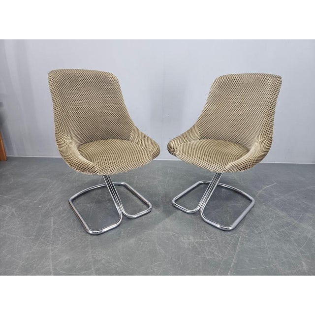 Vintage Chairs by Boris Tabacoff, France, 1970s, Set of 2 For Sale - Image 3 of 11