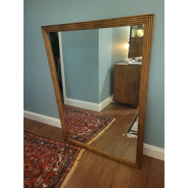 1980s 1980s Henredon "Artefacts" Reeded Mirror For Sale - Image 5 of 9