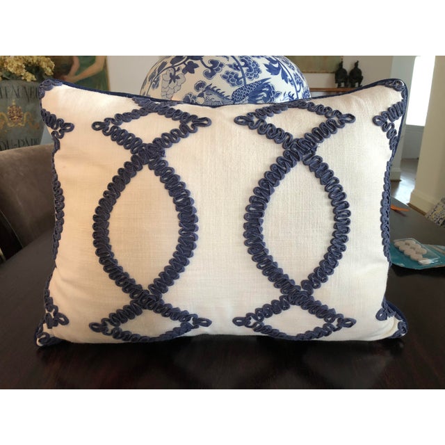 Contemporary Custom Kate Spade Fabric Pillow Covers For Sale - Image 3 of 3