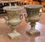Decorate a garden, terrace, or interior conservatory with this impressive pair of antique French cast iron urns crafted...