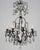 Metal 1950s French Louis XV Style Crystal Chandelier For Sale - Image 7 of 14