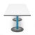 Blue Rectangular Kroma Table by Antonia Astori for Driade, 1970s For Sale - Image 8 of 14