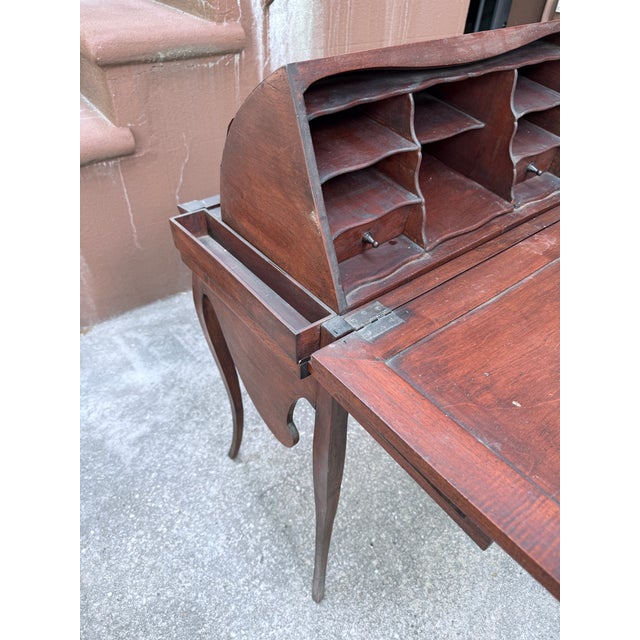 19th Century 19th Century French Provencial Antique Petite Secrétaire/Side Table/Writing Desk For Sale - Image 5 of 18