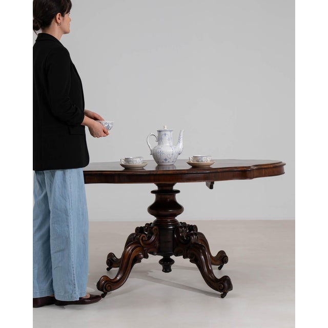 Victorian Tilt-Top Table with Hidden Compartment on Casters, Antique, United Kingdom, 19th Century For Sale - Image 13 of 18