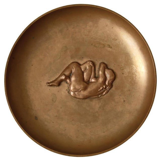 Large Danish Modern Tinos Tray in Patinated Bronze, 1930s For Sale - Image 14 of 14
