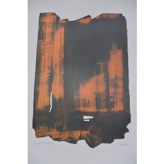 Eau Poster after Pierre Soulages For Sale