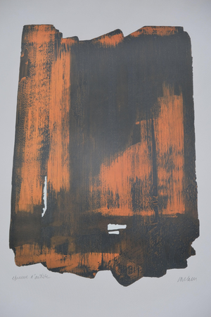 Eau Poster after Pierre Soulages