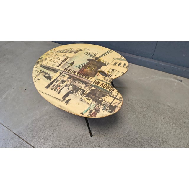 Cream Vintage Italian Coffee Table, 1950s For Sale - Image 8 of 10