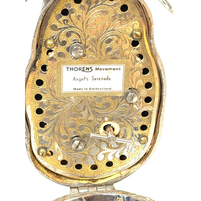 English Indian Silvered & Enamel Engraved Bronze Elephant Automaton Swiss Music box For Sale - Image 3 of 18