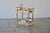 mid-century modern brass and glass bar cart, widely attributed to designer Milo Baughman for Thayer Coggin. Produced...