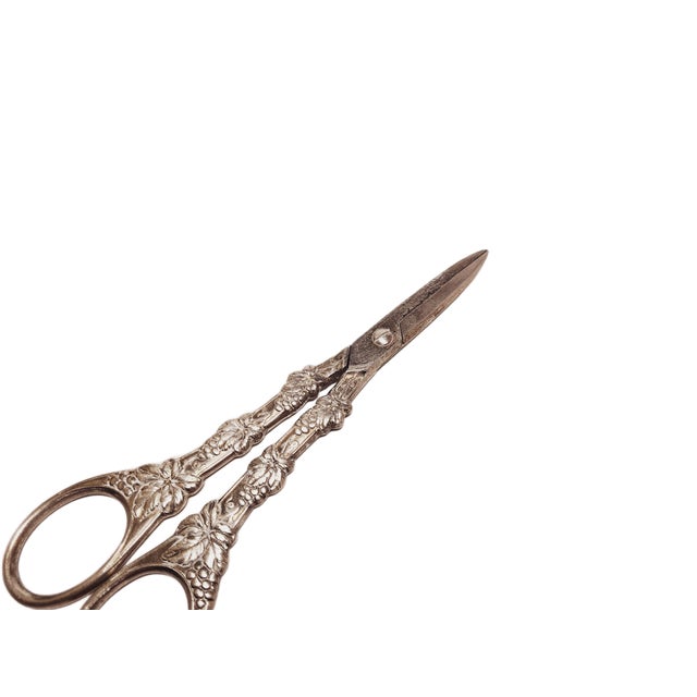 1920s Danish Art Nouveau Grapes Scissors, 1920s For Sale - Image 5 of 7