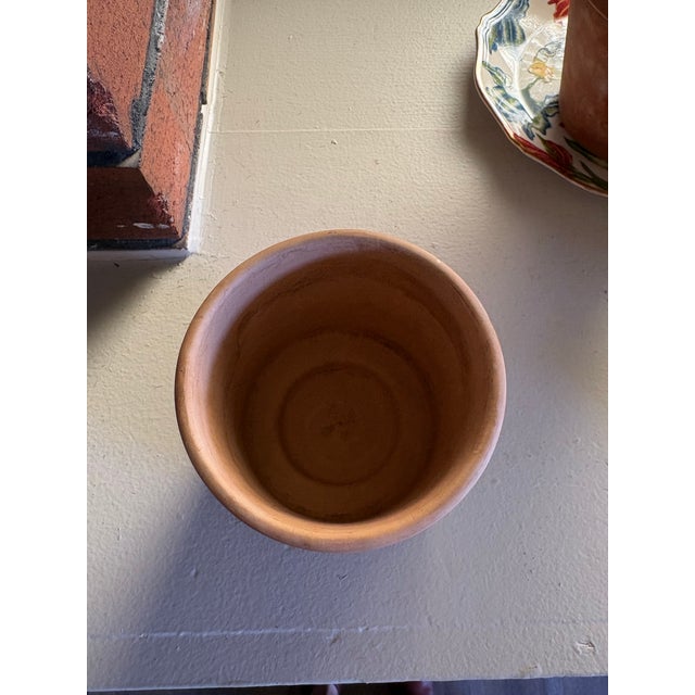 Sculpture Materials 1990s Handmade Italian Terracotta Marbleized Planter by Conley Exclusive, Florence Italy For Sale - Image 7 of 10