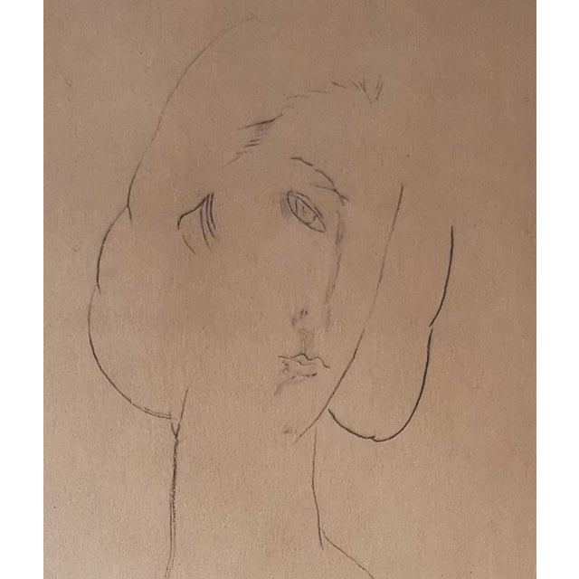 Amedeo Modigliani, Seated Woman in Shirt, 1959, Original Lithograph For Sale - Image 6 of 14