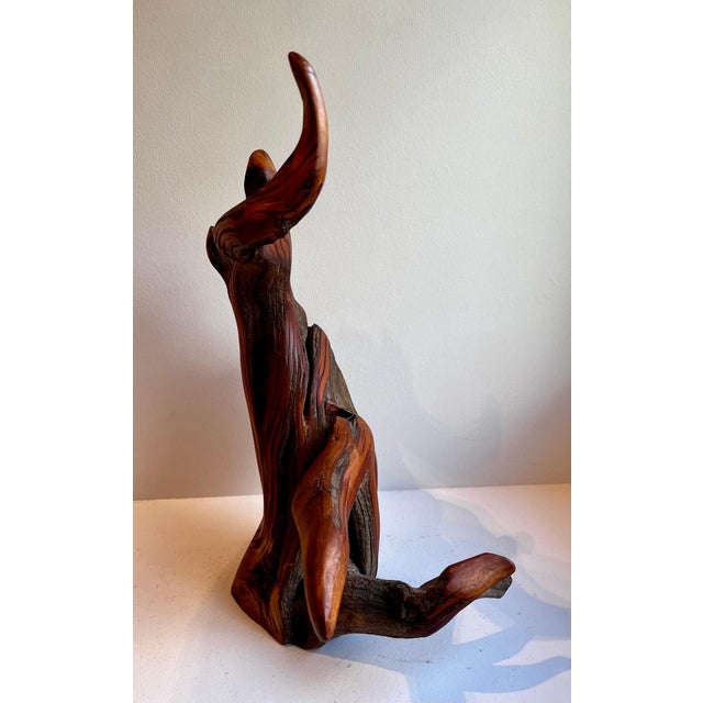 Juniper Wood Bud Vase For Sale - Image 10 of 12
