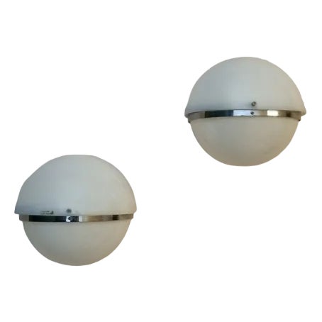 Wall Lights by Harvey Guzzini for Guzzini, 1969, Set of 2 For Sale