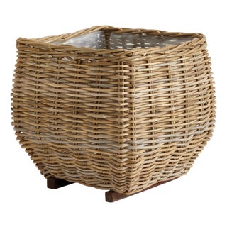 Sylvie Square Taper Basket Large For Sale