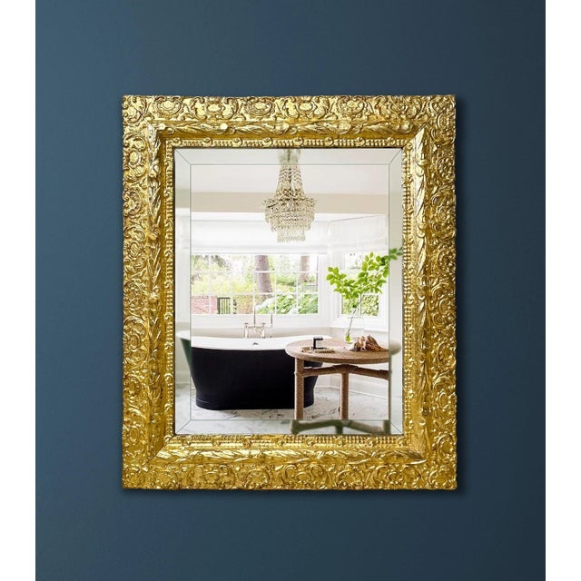The 24k gold on this antique frame literally glows! In this case a picture can not truly capture the amazing beauty of...