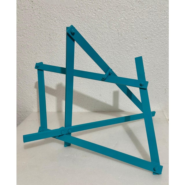 Larry Mohr, Bars II Sketch Painted Abstract Expressionist Geometric Sculpture Larry Mohr, 1982 For Sale