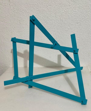 Larry Mohr, Bars II Sketch Painted Abstract Expressionist Geometric Sculpture Larry Mohr, 1982