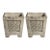 Pair of English Tudor Style Cast Stone Rose Planters For Sale