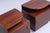 Art Deco Dark Wood Nightstands, 1940s, Set of 2 For Sale - Image 4 of 15