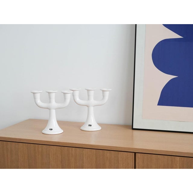 Ceramic Swedish Ceramic Candleholder from Guldkroken Hjo, 1970s For Sale - Image 7 of 8