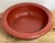 Red Large 19th C Brass Trimmed Red Barrel Bowl For Sale - Image 8 of 12
