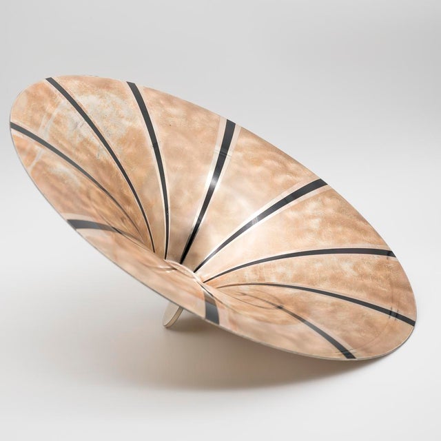 Black Starburst Silver-Plated Centre Bowl from WMF Ikora, 1930s For Sale - Image 3 of 10