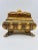 French Vintage Gold Gilt Clawfoot Treasure Box For Sale - Image 3 of 13