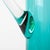 Portuguese Turquoise Glass Jug, 1960s For Sale - Image 11 of 18