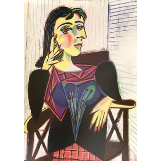 1960s 'portrait De Dora Maar' Quadrichromie Printed in France, by Picasso For Sale