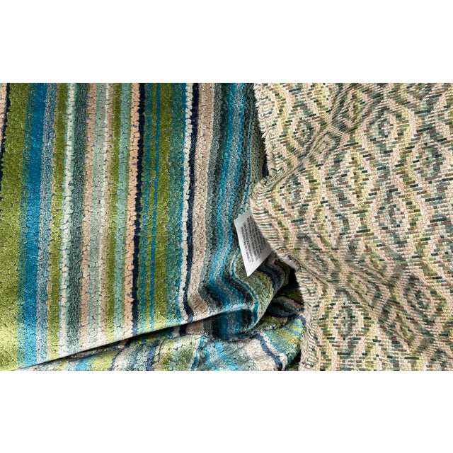 Kravet Kravet Couture "Monterosso" in Peacock 22" Pillows-A Pair For Sale - Image 4 of 5