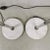 1970s Vintage Chromed-Plated Floor Lamps with Marble Bases and White Glass Diffusers in the style of Venini, 1970s, Set of 2 For Sale - Image 5 of 8