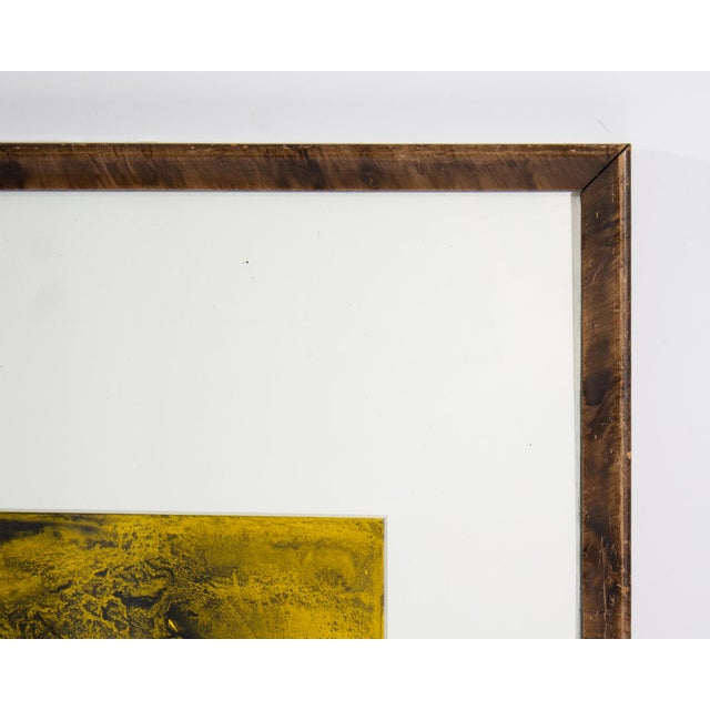 An abstract mixed media painting by the American artist Barbara Rogers Houseworth (1925-2015). This abstract work features...